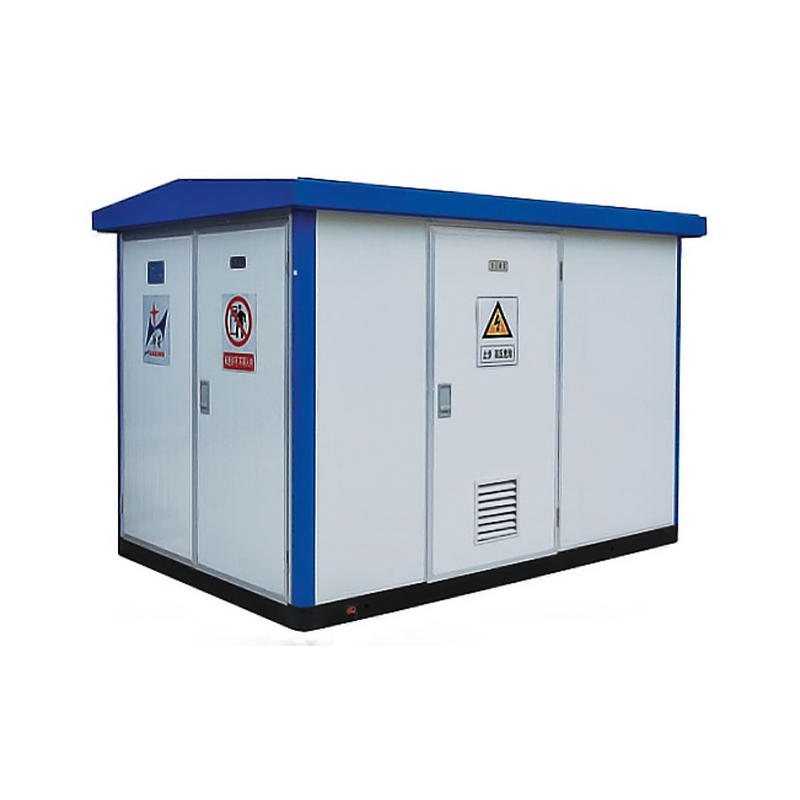 How does the compact structure of the photovoltaic box-type substation help save land area in outdoor solar farms?